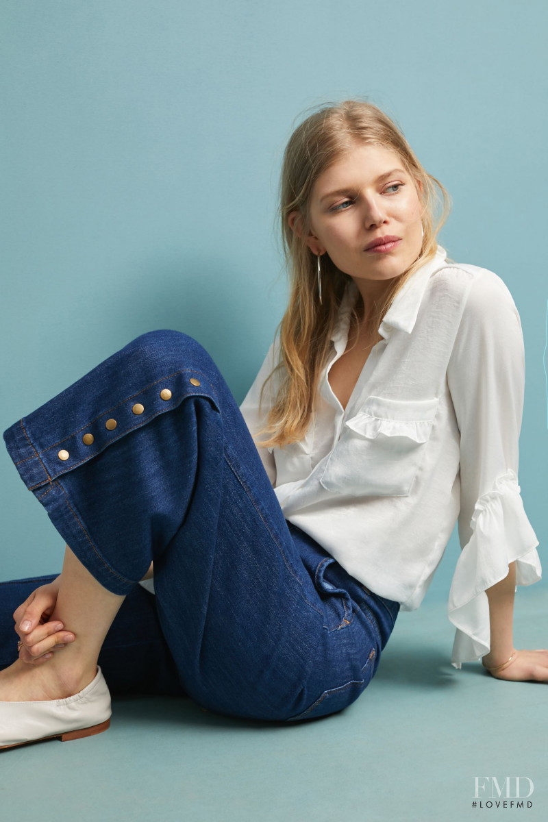 Ola Rudnicka featured in  the Anthropologie catalogue for Summer 2018