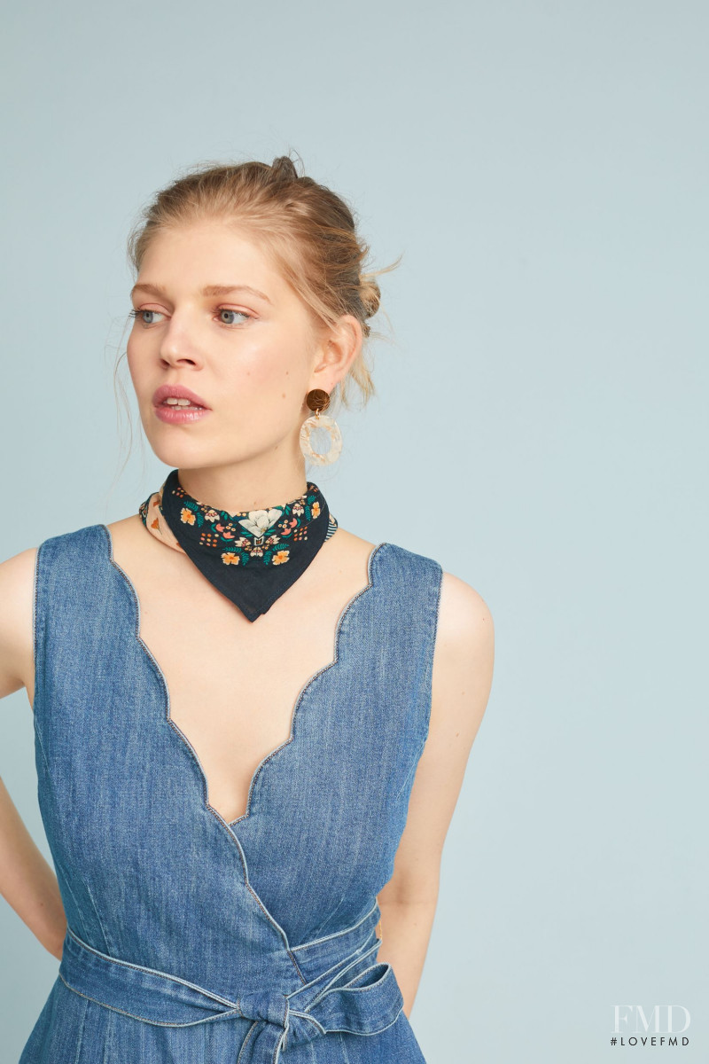 Ola Rudnicka featured in  the Anthropologie catalogue for Summer 2018