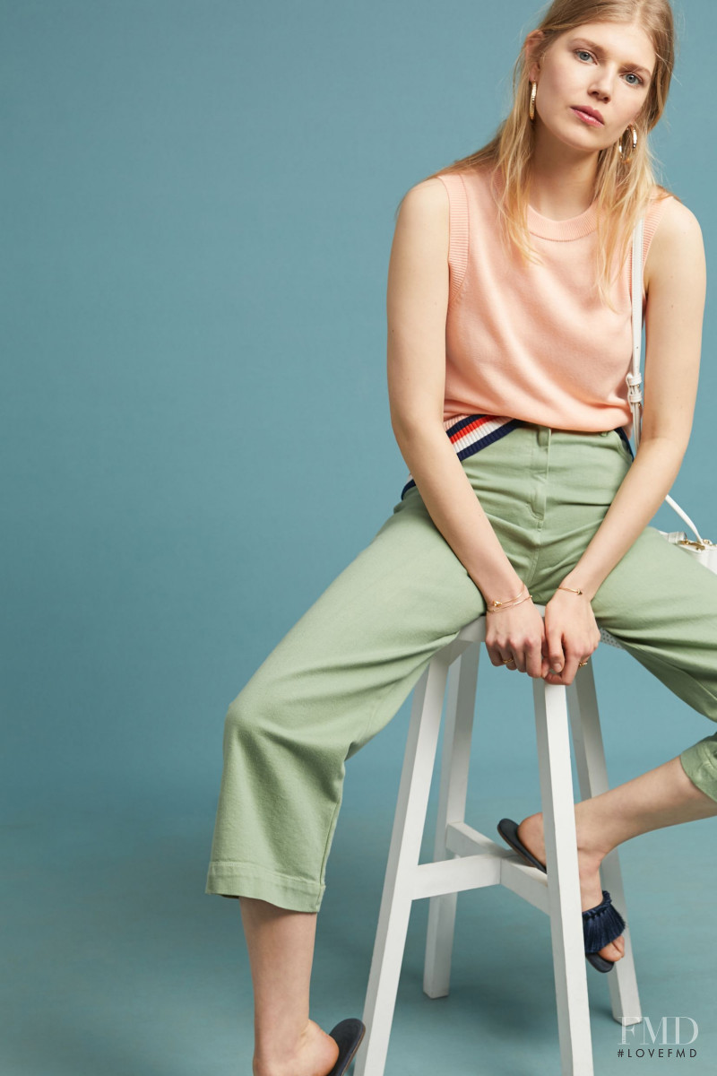 Ola Rudnicka featured in  the Anthropologie catalogue for Summer 2018