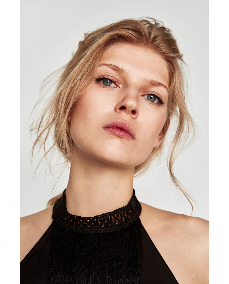 Ola Rudnicka featured in  the Zara catalogue for Autumn/Winter 2017