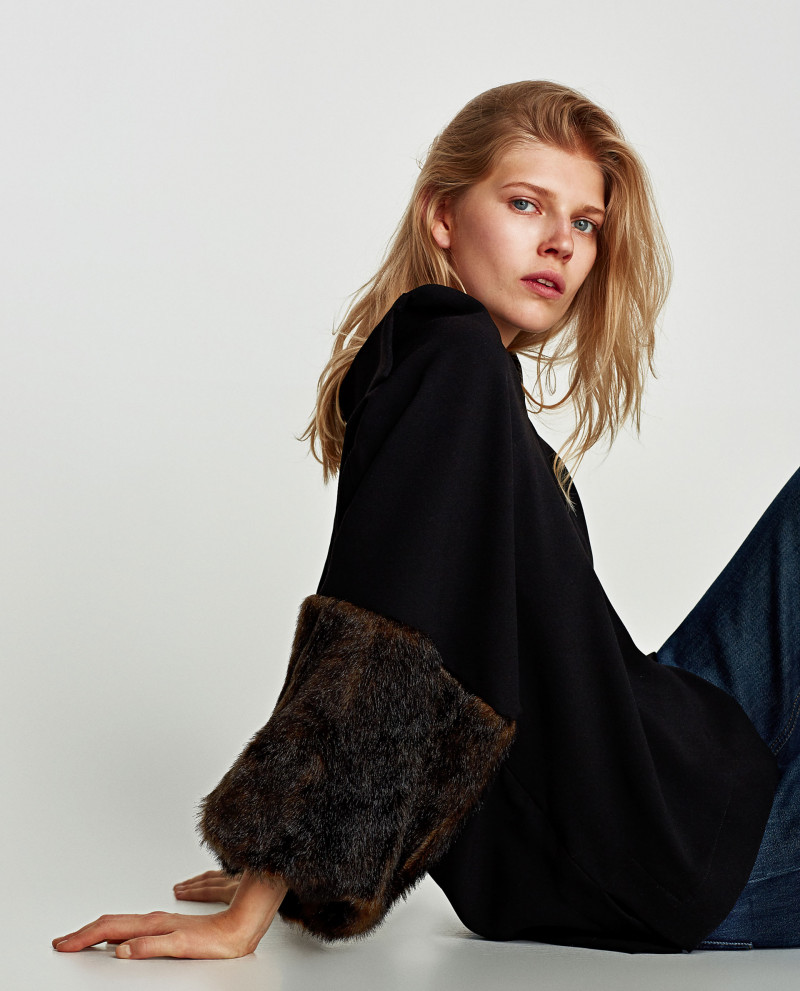 Ola Rudnicka featured in  the Zara catalogue for Autumn/Winter 2017