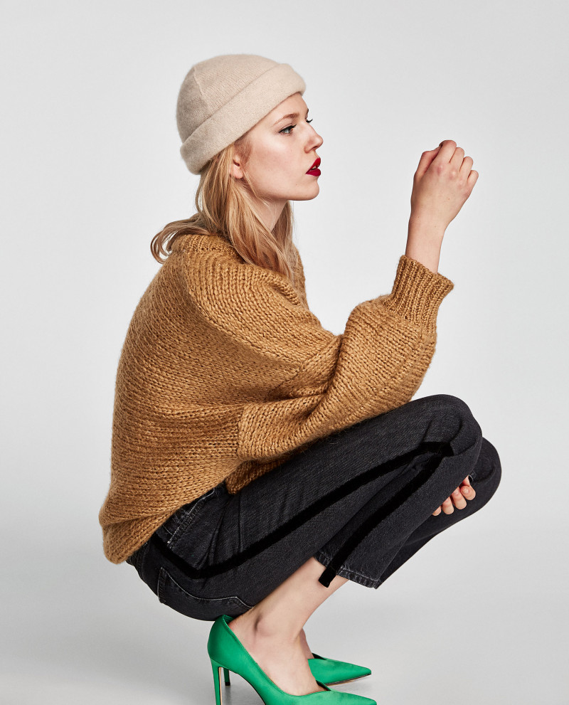 Ola Rudnicka featured in  the Zara catalogue for Autumn/Winter 2017