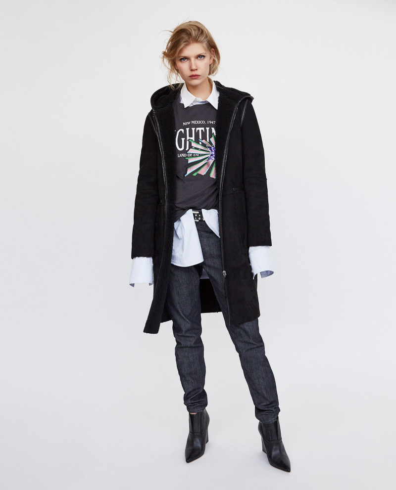 Ola Rudnicka featured in  the Zara catalogue for Autumn/Winter 2017