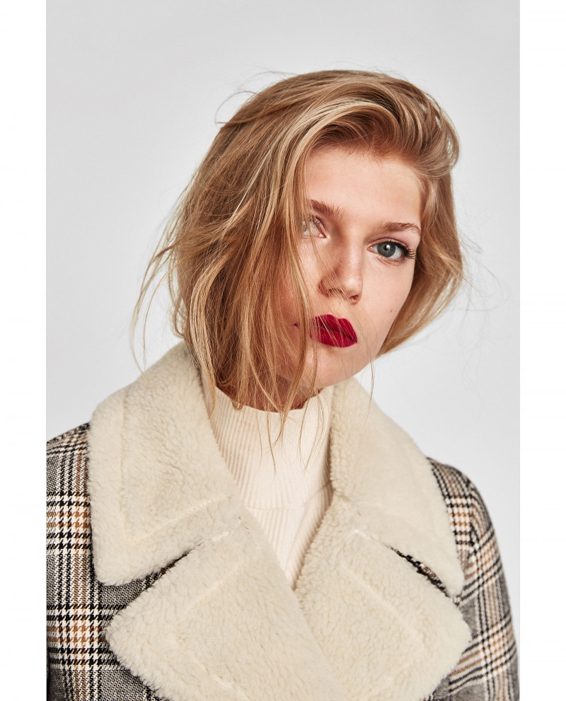 Ola Rudnicka featured in  the Zara catalogue for Autumn/Winter 2017