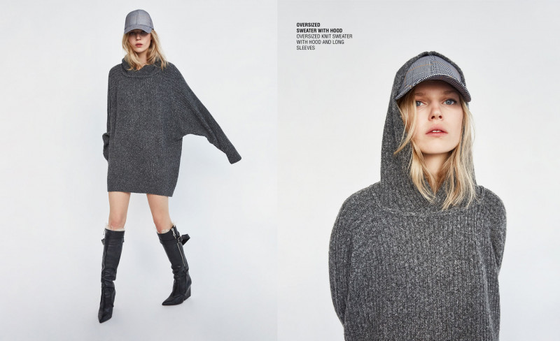 Ola Rudnicka featured in  the Zara catalogue for Autumn/Winter 2017