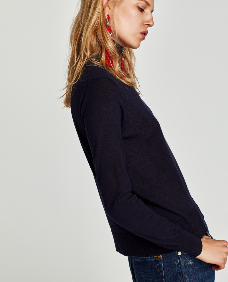 Ola Rudnicka featured in  the Zara catalogue for Autumn/Winter 2017