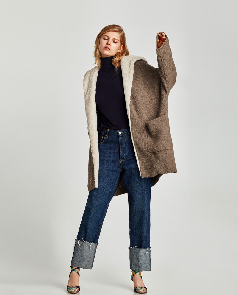 Ola Rudnicka featured in  the Zara catalogue for Autumn/Winter 2017