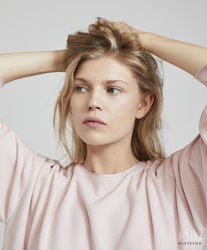 Ola Rudnicka featured in  the Oysho catalogue for Autumn/Winter 2017