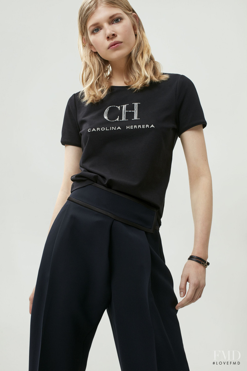 Ola Rudnicka featured in  the CH Carolina Herrera catalogue for Autumn/Winter 2017