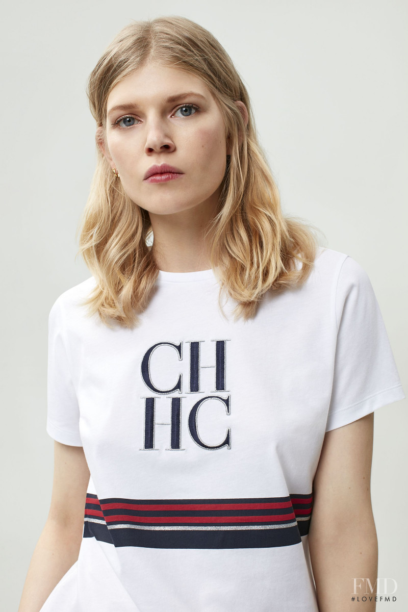 Ola Rudnicka featured in  the CH Carolina Herrera catalogue for Autumn/Winter 2017