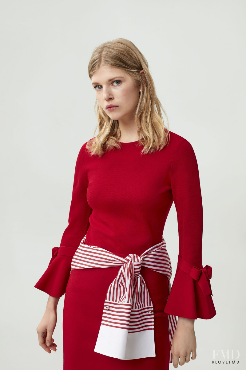 Ola Rudnicka featured in  the CH Carolina Herrera catalogue for Autumn/Winter 2017