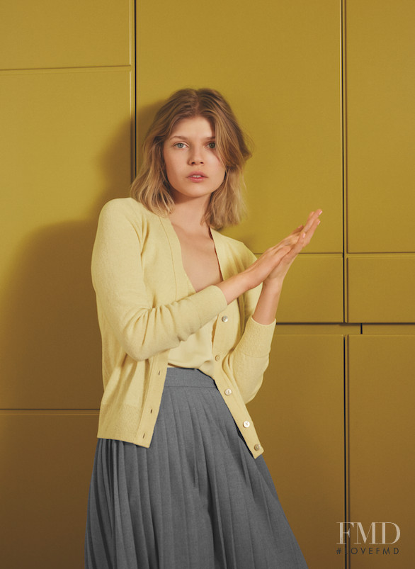 Ola Rudnicka featured in  the Marks & Spencer advertisement for Spring 2016
