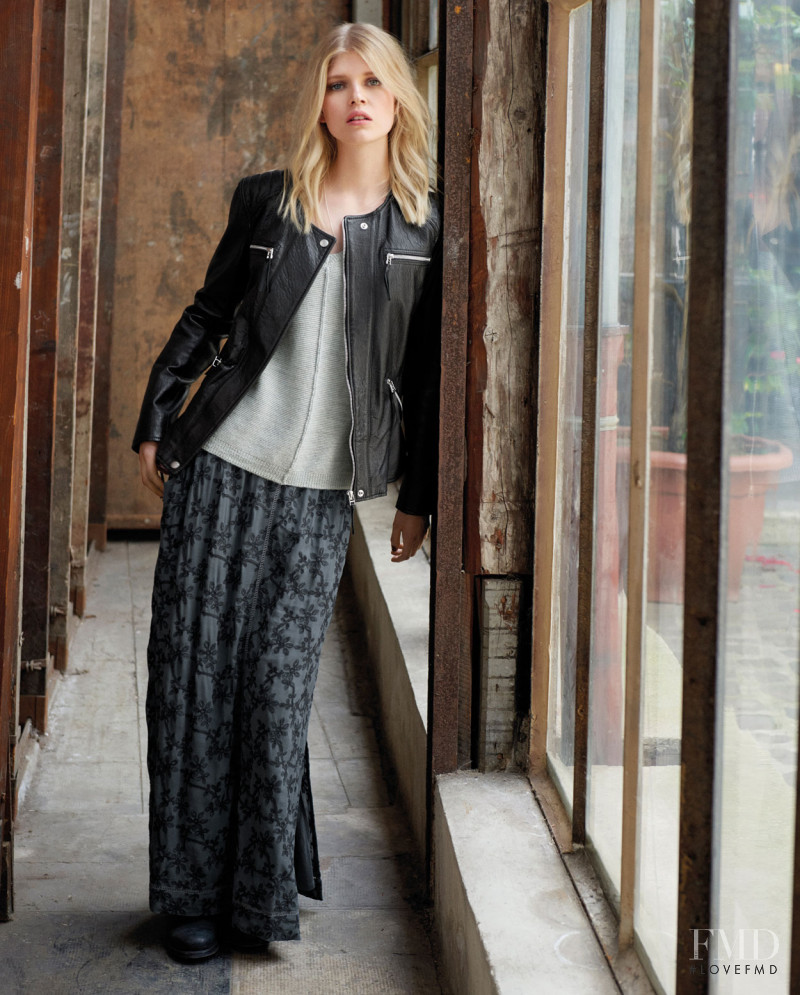 Ola Rudnicka featured in  the Wrap London lookbook for Autumn/Winter 2015