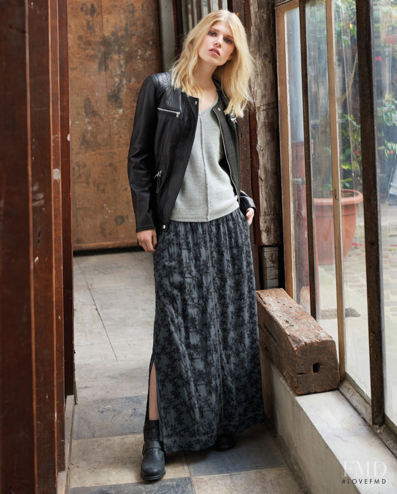 Ola Rudnicka featured in  the Wrap London lookbook for Autumn/Winter 2015