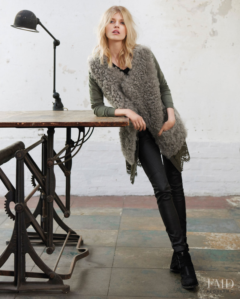 Ola Rudnicka featured in  the Wrap London lookbook for Autumn/Winter 2015