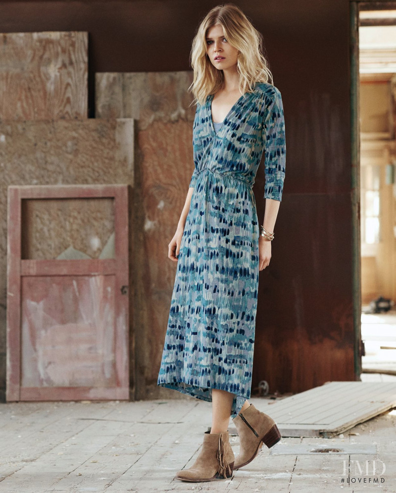 Ola Rudnicka featured in  the Wrap London lookbook for Spring/Summer 2016