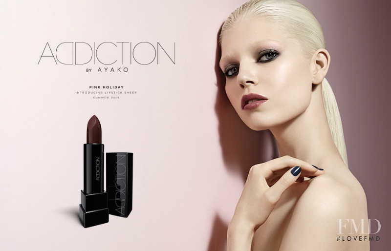 Ola Rudnicka featured in  the Addiction by Ayako advertisement for Spring 2015