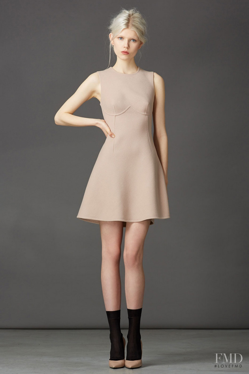 Ola Rudnicka featured in  the Ermanno Scervino lookbook for Pre-Fall 2014
