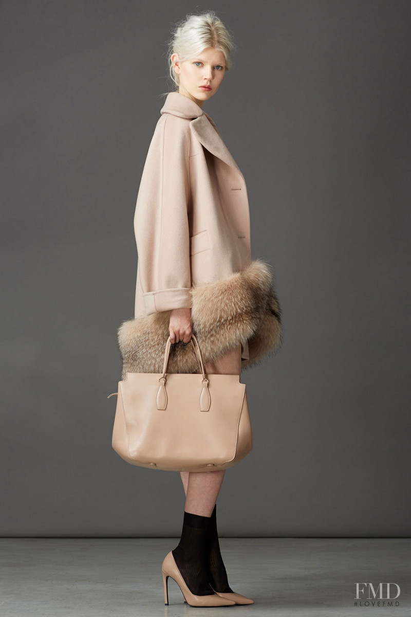 Ola Rudnicka featured in  the Ermanno Scervino lookbook for Pre-Fall 2014