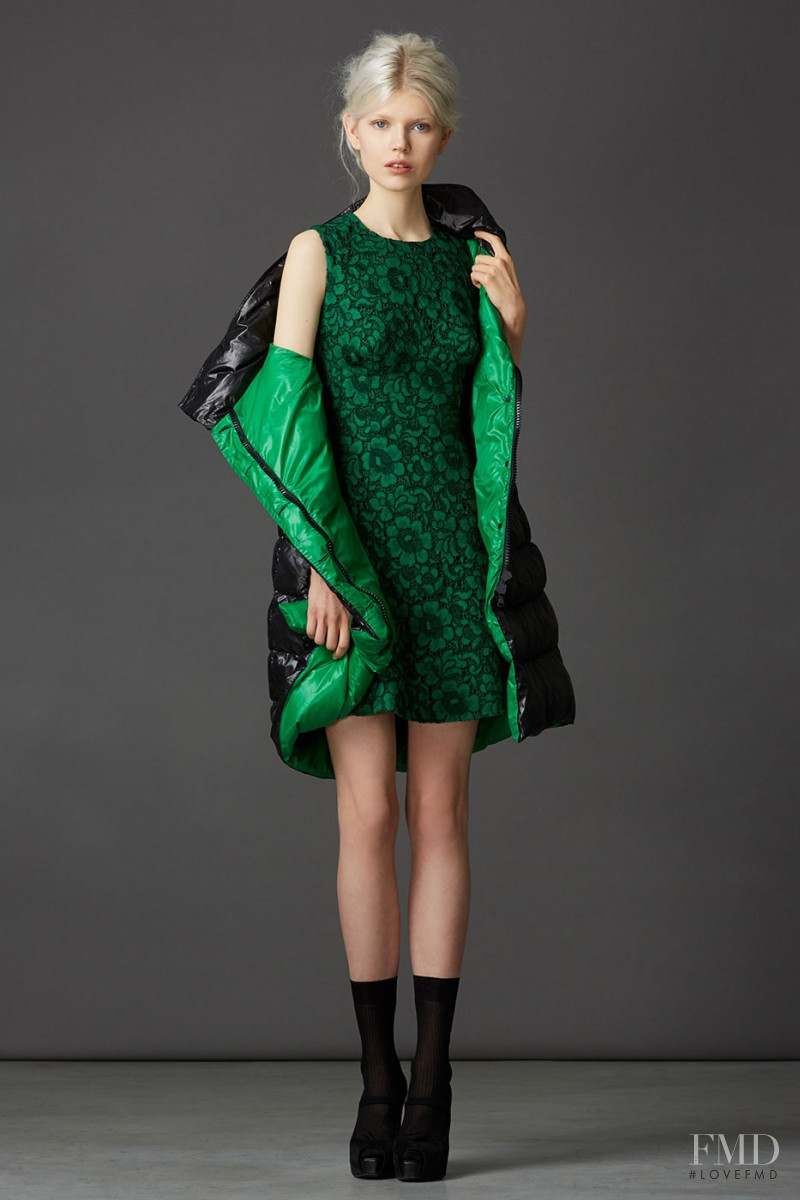 Ola Rudnicka featured in  the Ermanno Scervino lookbook for Pre-Fall 2014