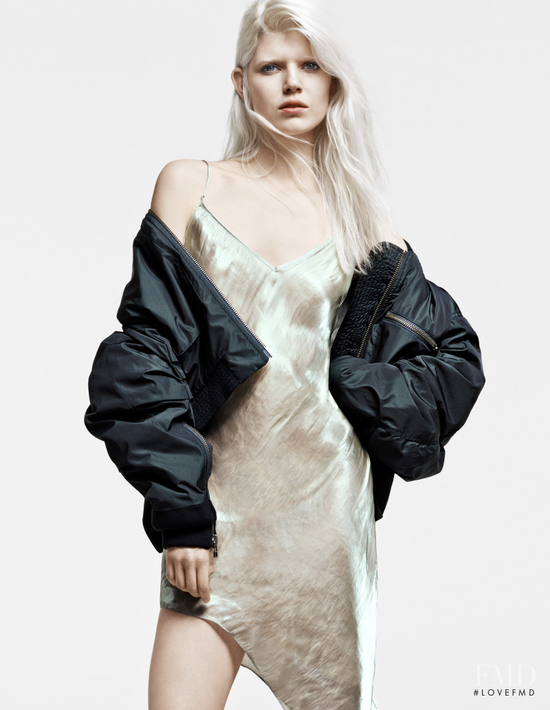 Ola Rudnicka featured in  the H&M Studio advertisement for Autumn/Winter 2014