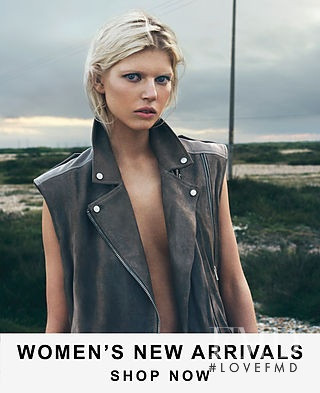 Ola Rudnicka featured in  the AllSaints advertisement for Spring/Summer 2014