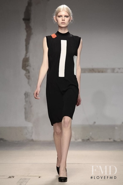 Ola Rudnicka featured in  the Damir Doma fashion show for Spring/Summer 2014