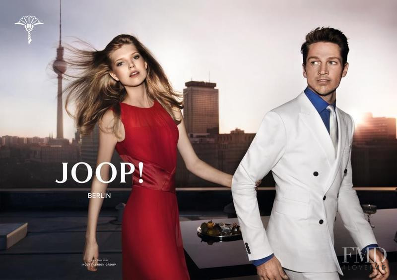 Ola Rudnicka featured in  the Joop advertisement for Spring/Summer 2012