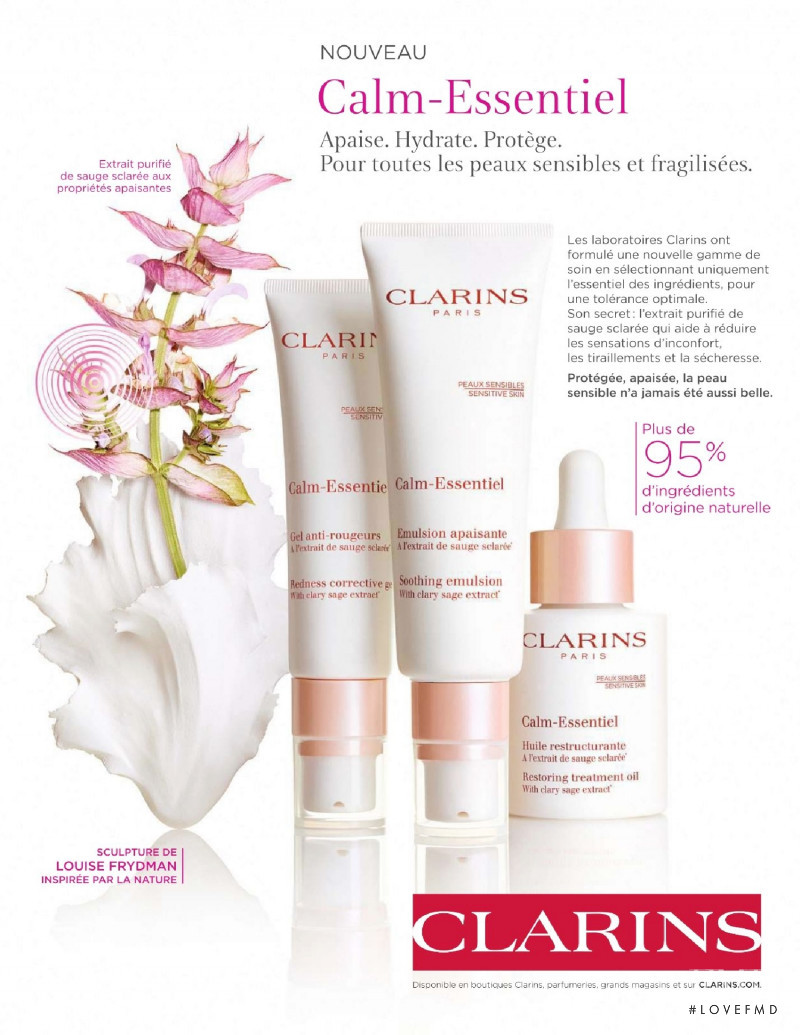 Clarins advertisement for Autumn/Winter 2021