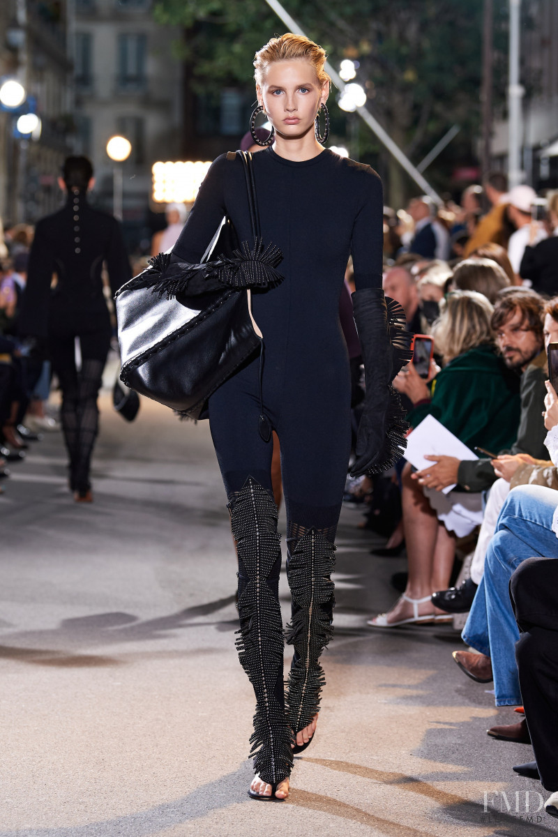 Elisa Nijman featured in  the Alaia fashion show for Spring/Summer 2022