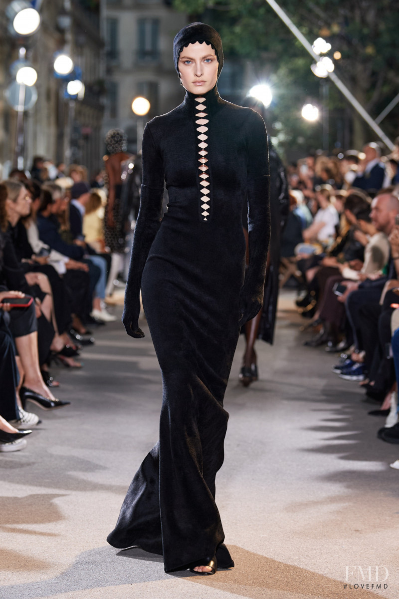 Felice Noordhoff featured in  the Alaia fashion show for Spring/Summer 2022