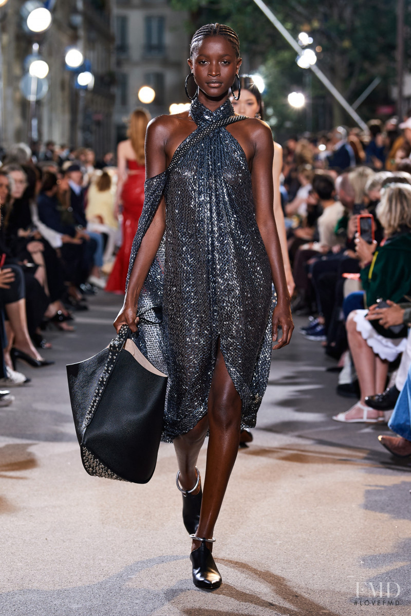 Oumie Jammeh featured in  the Alaia fashion show for Spring/Summer 2022