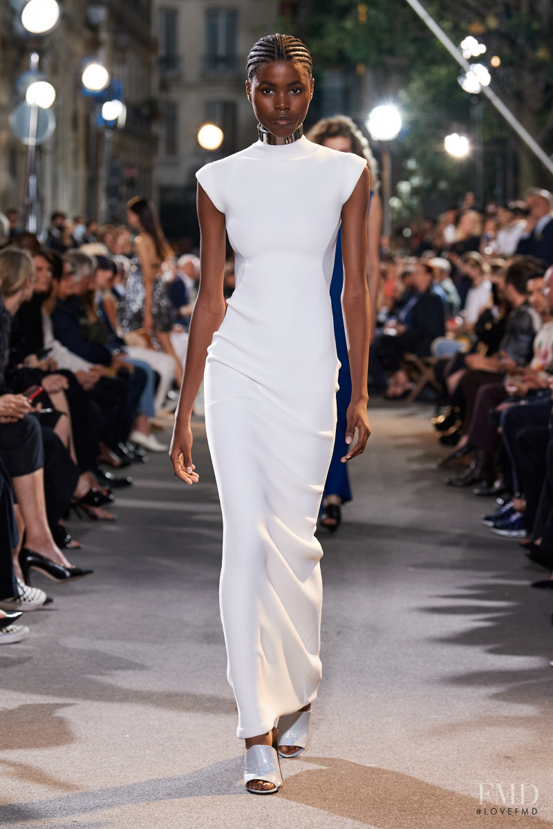 Victoria Fawole featured in  the Alaia fashion show for Spring/Summer 2022