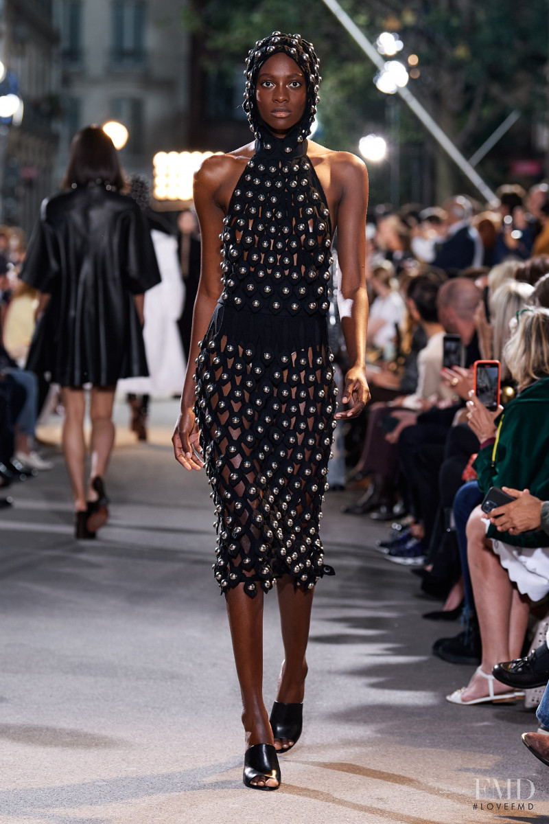 Rokhaya Fall featured in  the Alaia fashion show for Spring/Summer 2022