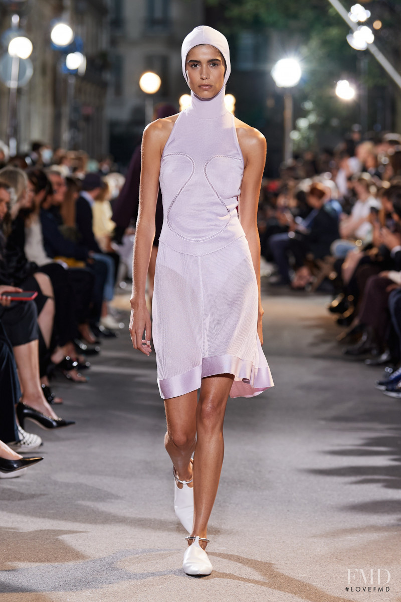 Mica Arganaraz featured in  the Alaia fashion show for Spring/Summer 2022