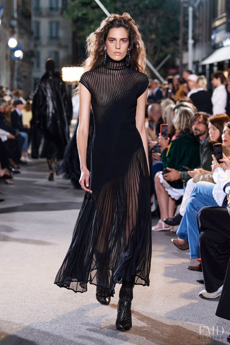 Denise Ascuet featured in  the Alaia fashion show for Spring/Summer 2022