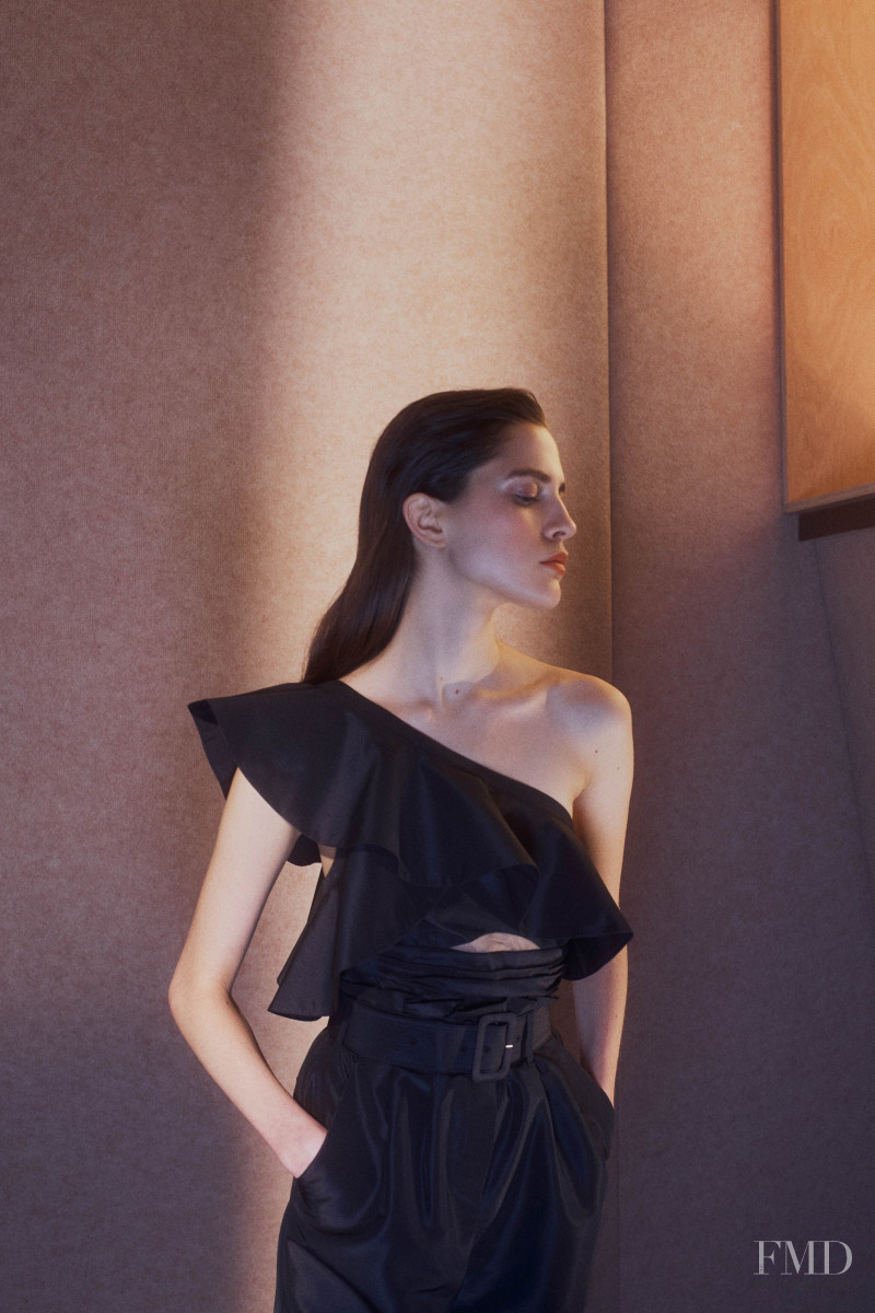 Denise Ascuet featured in  the Self Portrait lookbook for Pre-Fall 2020