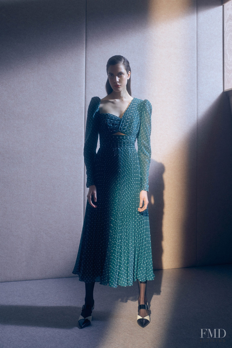 Denise Ascuet featured in  the Self Portrait lookbook for Pre-Fall 2020