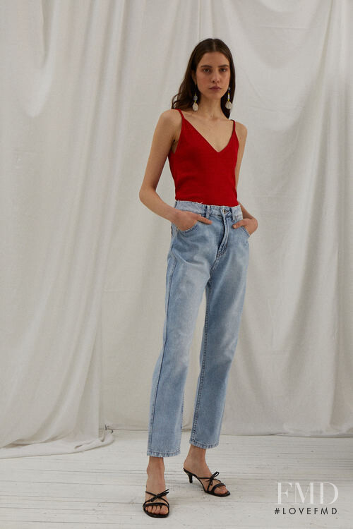 Denise Ascuet featured in  the AY NOT DEAD lookbook for Spring/Summer 2020