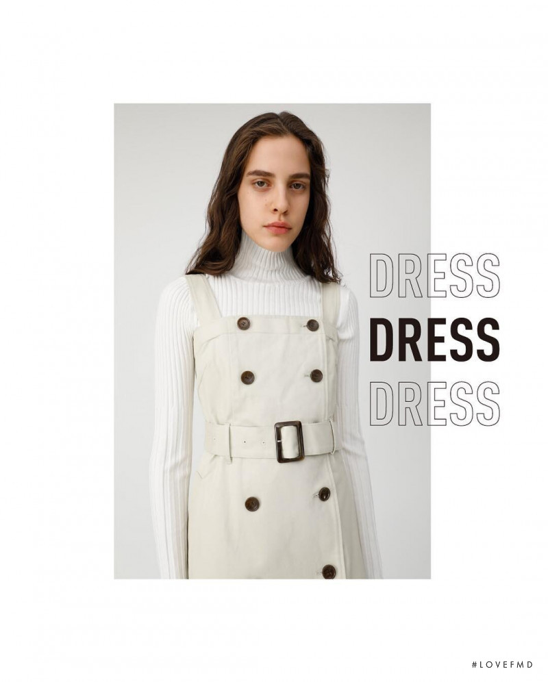 Denise Ascuet featured in  the Moussy lookbook for Autumn/Winter 2018