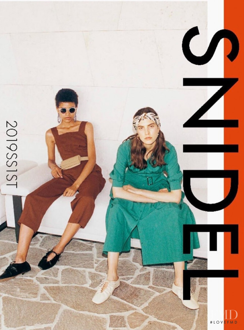Denise Ascuet featured in  the Snidel advertisement for Spring/Summer 2019