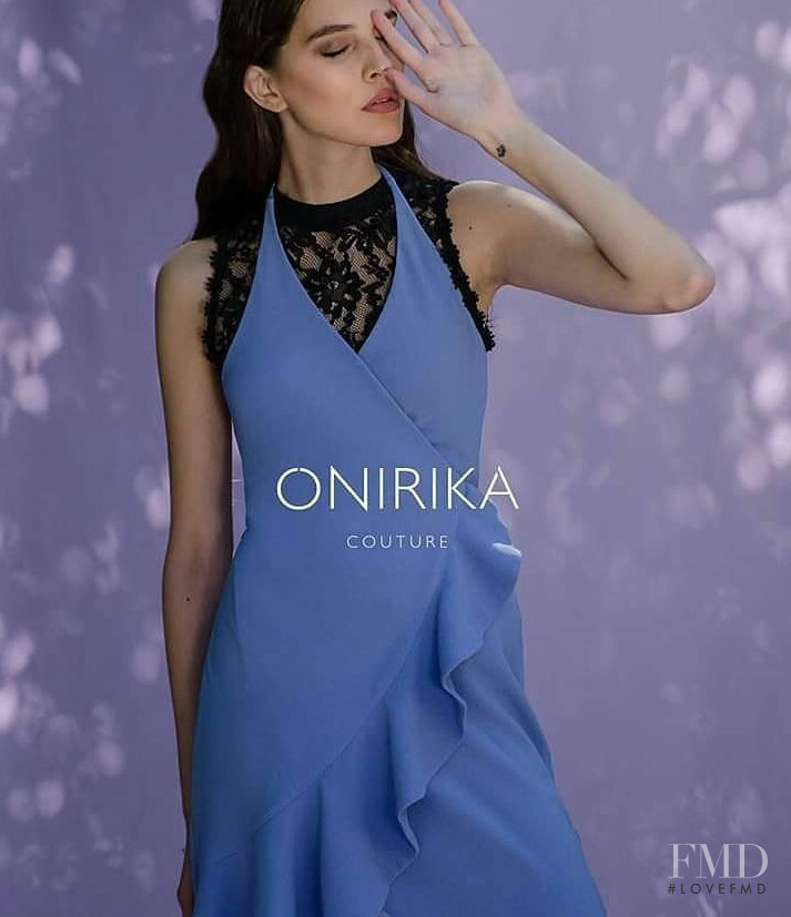 Denise Ascuet featured in  the Onirika Couture advertisement for Autumn/Winter 2017