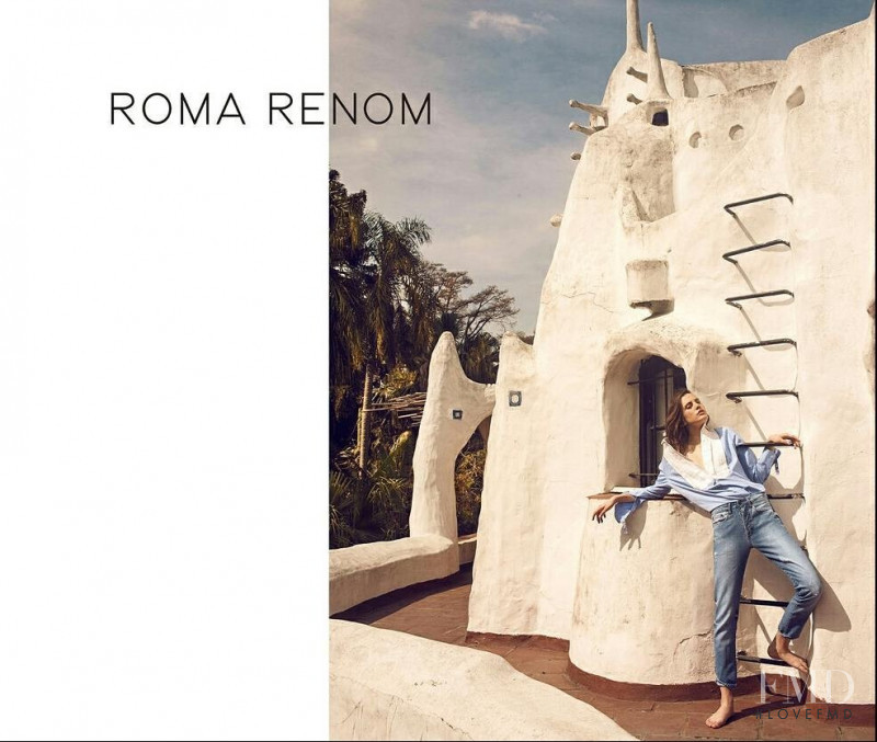Denise Ascuet featured in  the Roma Renom advertisement for Spring/Summer 2017