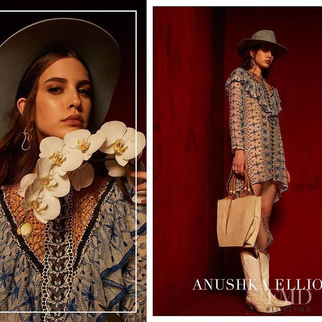 Denise Ascuet featured in  the Anushka Elliot advertisement for Spring/Summer 2017