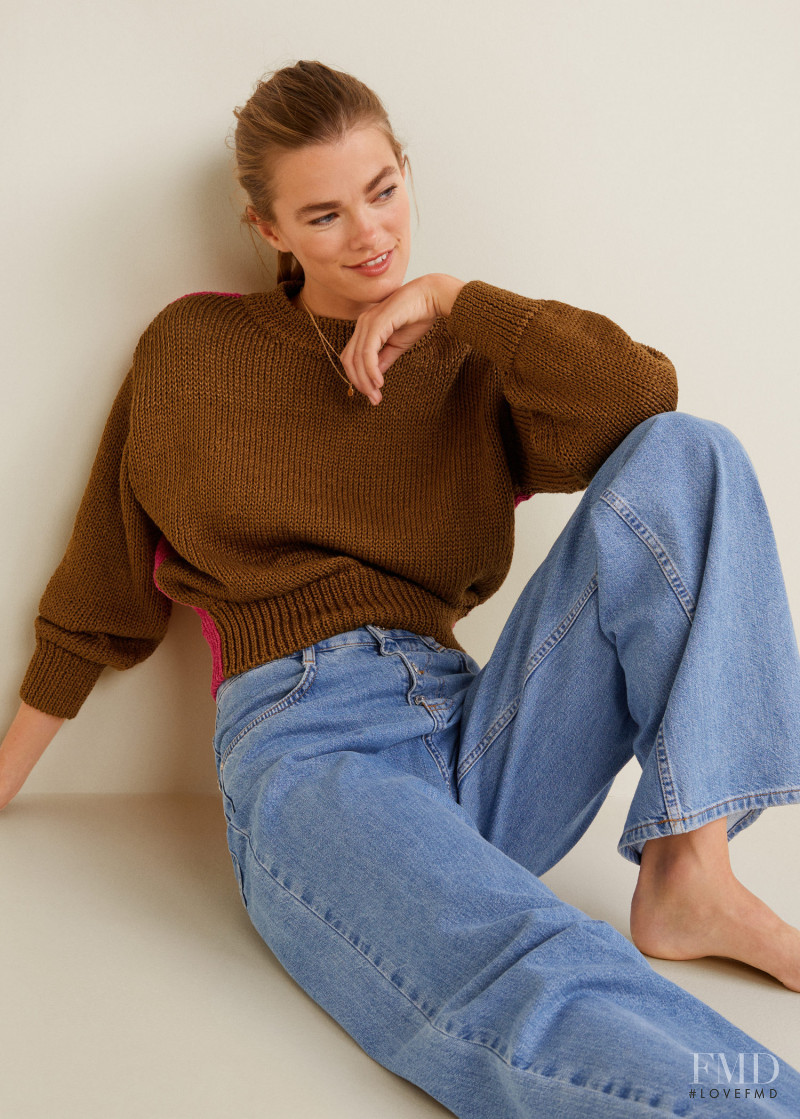 Mathilde Brandi featured in  the Mango catalogue for Autumn/Winter 2018