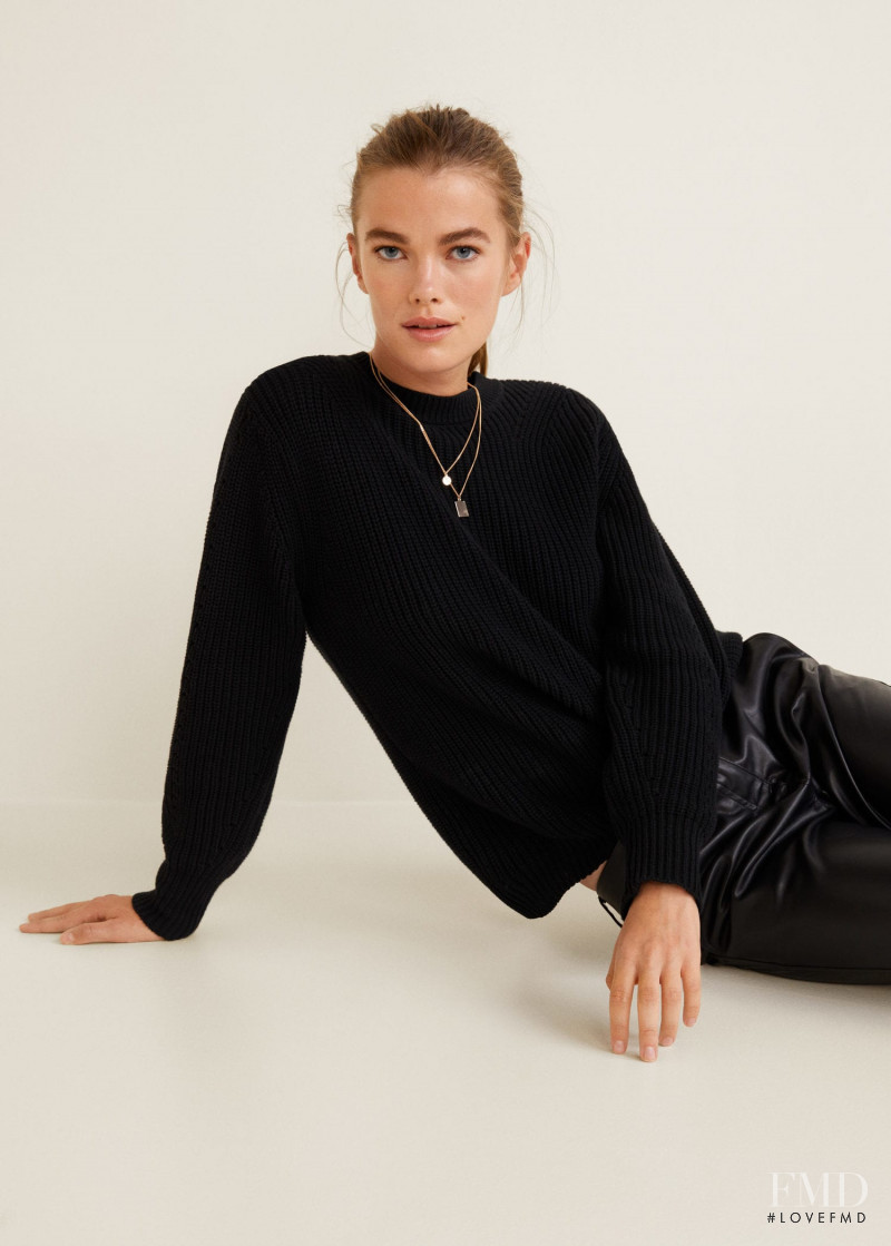 Mathilde Brandi featured in  the Mango catalogue for Autumn/Winter 2018