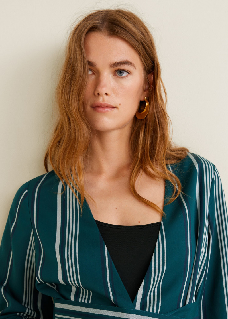 Mathilde Brandi featured in  the Mango catalogue for Autumn/Winter 2018