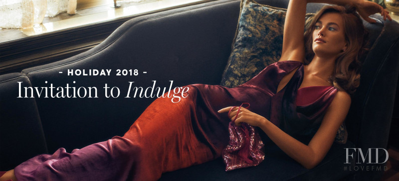 Mathilde Brandi featured in  the InterMix advertisement for Holiday 2018