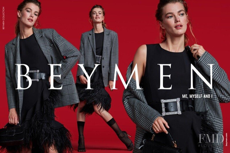 Mathilde Brandi featured in  the Beymen advertisement for Fall 2019