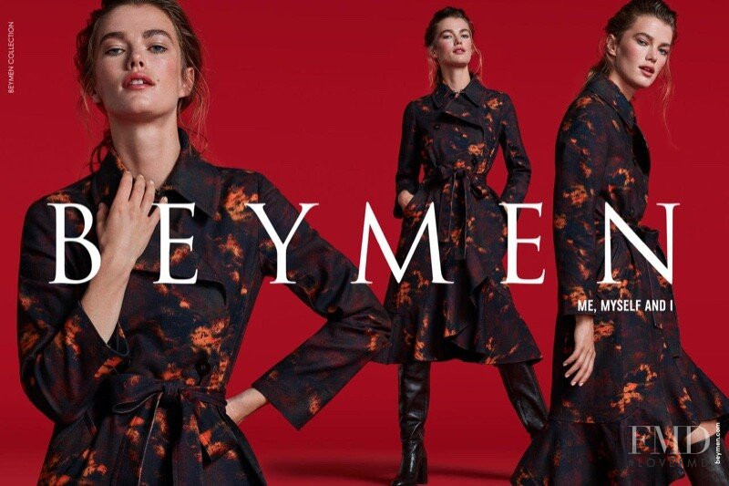 Mathilde Brandi featured in  the Beymen advertisement for Fall 2019